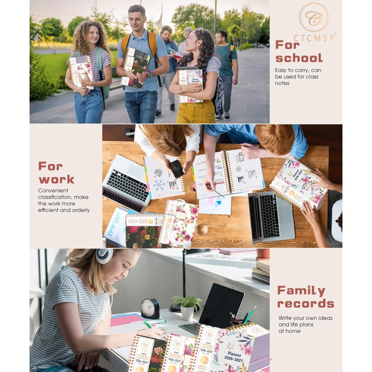 CTCMSP 2026-2027 Academic Planner, Floral Hardcover photo 8