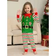 thumbnail image 4 of Invierno 2024 mamá hija papá hijo ropa a juego 3D Santa estampado Navidad familia pijamas conjunto bebé perro mameluco Navidad Look pijamas, 4 of 5