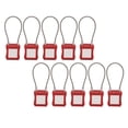 thumbnail image 2 of Electrical Lockout , Erasable Label Stainless Steel Lockout Tagout Cable Lock  For Equipment Maintenance, 2 of 8