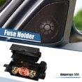 thumbnail image 2 of Unique Bargains 2 Set Black 50A Fuse with In-Line Holder Electrical Protection Fusible for Car Audio Video Stereo, 2 of 6