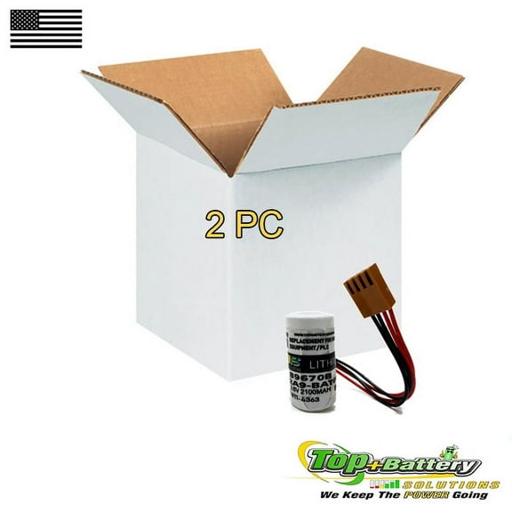 Replacement Battery For Computer ternacell B9670B, Omron C120F Series, C20 Series Qty.2