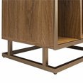 thumbnail image 2 of Novogratz Regal Double Wide Record Station, Walnut, 2 of 9