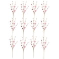 thumbnail image 2 of Valentine's Day Artificial Berry Flower Stems Heart Shape Floral Picks Sprays Branches for Spring Mother's Day Xmas Bridal Wedding Decoration Table Decor Vase Filler(12pcs), 2 of 9