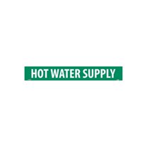 National Marker Pipemarker; Hot Water Supply 2X14 1 1/4 Letter Adhesive Vinyl A1294G