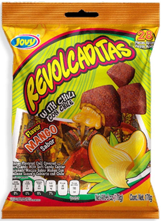 Jovy Revolcaditas Variety Sweet and Spicy Hard Candy 4 Pack 6 oz