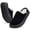 Black(New Style), variant on BERANMEY Cozy Platform Fuzzy Slippers for Women and Men Short Ankle Slippers with Anti-Slip Sole Lined with Warm Furry Perfect for Indoor & Outdoor Use