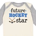 thumbnail image 4 of Inktastic Future Hockey Star Sports Boys or Girls Long Sleeve Baby Bodysuit, 4 of 5