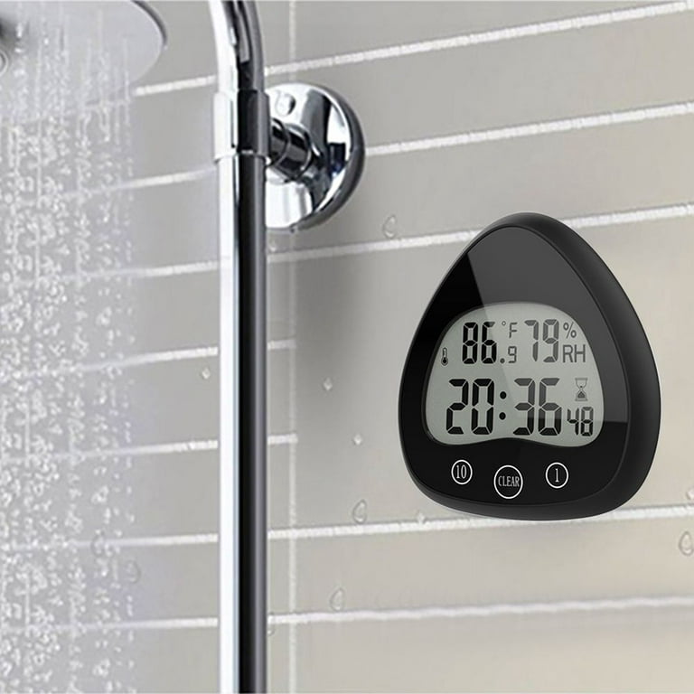 Bathroom/ kitchen clock with timer