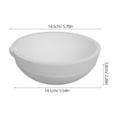 thumbnail image 2 of WRITWAA High Temperature White Crucible Bowl for Jewelry Melting with Efficient Casting Design, 2 of 8