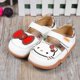 thumbnail image 3 of Hello Kitty, nuevos productos de primavera y otoño, zapatos individuales de Velcro para niñas, zapatos de bebé con estampado de dibujos animados de fondo suave antideslizantes para niños, 3 of 5