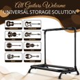 thumbnail image 3 of Flexzion 5 Guitar Stand Rack - Metal Construction Multi Guitar Rack & Guitar Organizer, Foldable 5 Guitar Holder Stand w, 3 of 9