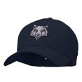 thumbnail image 2 of Wolf Motif Embroidered Low Profile Cotton Twill Cap - Navy OSFM, 2 of 5