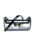 thumbnail image 1 of Pre-Owned Chanel Black/Transparent CC Medium Flap Transparent Bag Shoulder Bag, 1 of 6