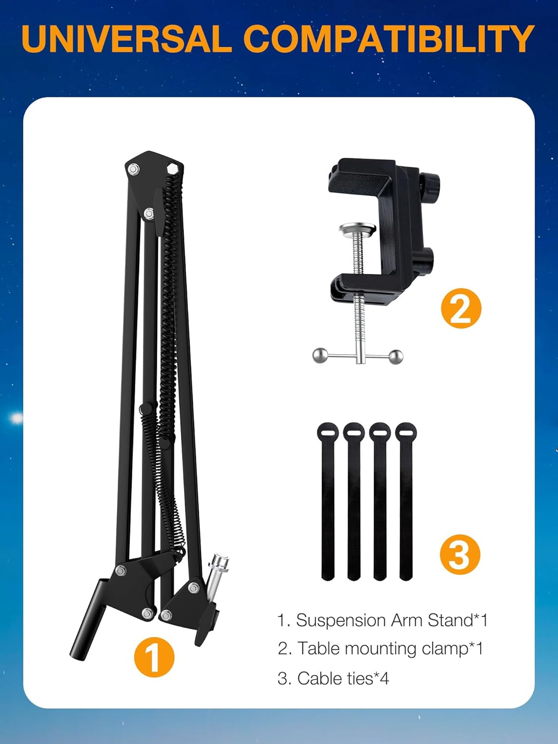 SUNMON QuadCast Boom Arm Microphone Stand photo 7