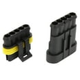 thumbnail image 2 of Car Electrical Connector5 Sets 4P 5P Waterproof Connector Car Connector Seamless Integration, 2 of 5