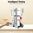 thumbnail image 2 of Electric Grain Grinder Mill 2500g, Commercial Spice Grinder High Speed 4500W Swing Type 304 Stainless Steel Pulverizer Grinding Machine for Kitchen Dry Spice Herbs Grains Coffee Rice Pepper, 2 of 6