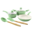 thumbnail image 3 of Gibson Town Market Square 7 Piece Non-stick Enameled Essential Cookware and Cooking Utensil Set, 3 of 4