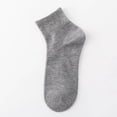 thumbnail image 2 of Womens Crew Ankle Socks Athletic Casual Cotton Socks for Women,Light Gray, 2 of 4