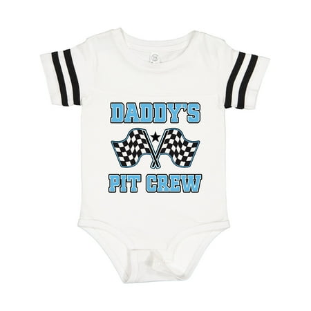 

Inktastic Daddys Pit Crew Boys Racing Gift Baby Boy Bodysuit