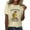 Beige, variant on WeikingpSummer Tops For Women Womens Tshirts Graphic Womens Fashion Workout T Shirts Athletic Plus Size Tops Summer Trendy Clothes Short Sleeve Spring Tee Shirts for Teens Girls Beige L Clearance!