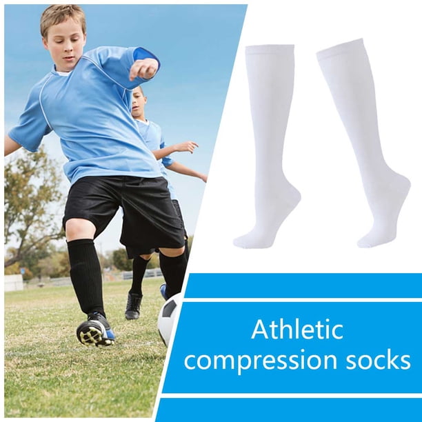 1 par de calcetines de enfermera hasta la rodilla, calcetines de compresión energizantes cómodos para mujeres y hombres, suaves