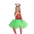 thumbnail image 2 of LNMQLPDBS Little Girls Christmas Dress Tween Christmas Green Christmas Toddler Black Dress Long Sleeves Princess Dress Up Trunk Girls Dress Clothes, 2-3 Years, 2 of 9