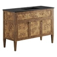 thumbnail image 3 of Modway Elysian 48" Single Sink Wood Bathroom Vanity in Black/Brown, 3 of 17