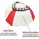 thumbnail image 2 of (3 Pack) Mop Heads Compatible with vileda/O-Cedar Easywring 2 in 1 Turbo Mop, Replacement Head, Microfiber, Red, White, 2 of 4