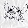 thumbnail image 2 of Lilo & Stitch Womens Relaxed Sketch T-Shirt, 2 of 5