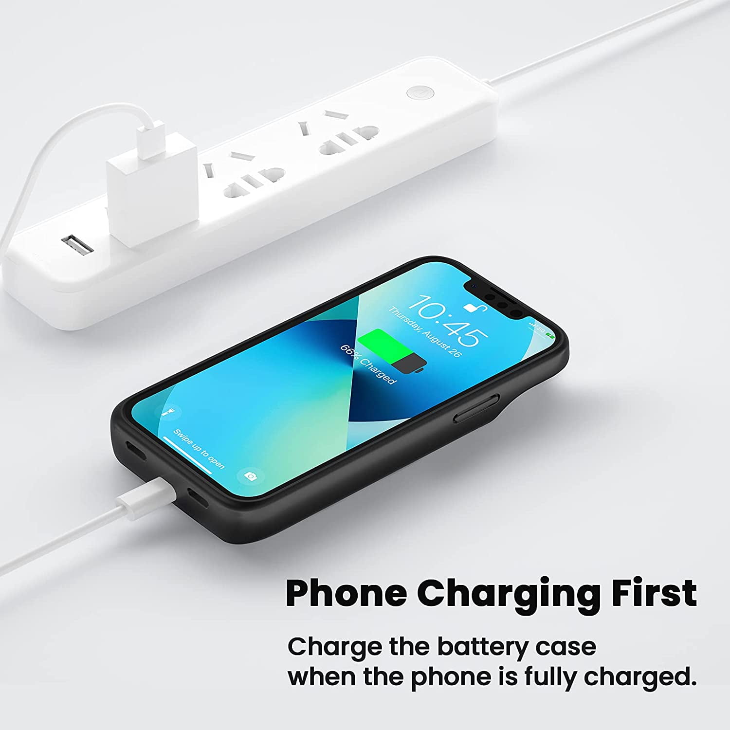 ATTOE Battery Case for iPhone 13 mini/12 Mini, 4700mAh Portable