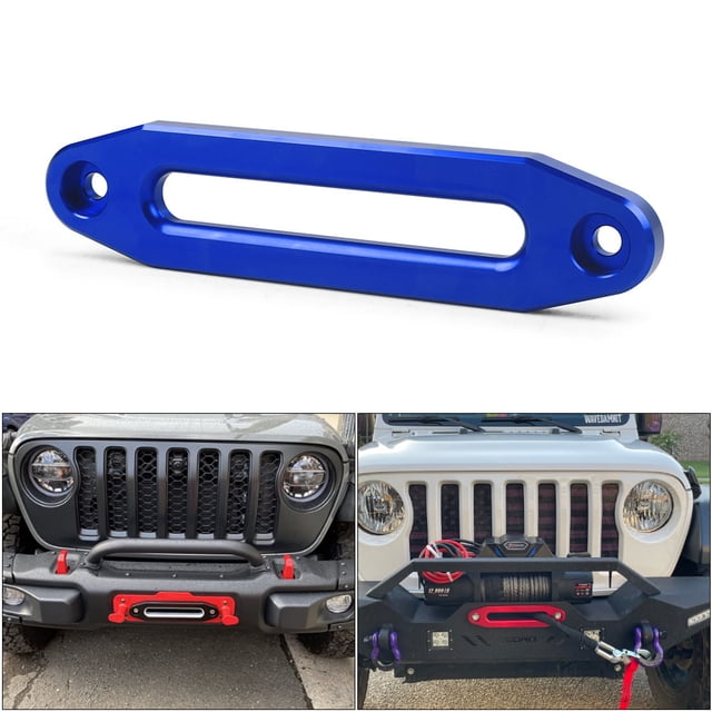 Cabrestante sintético de aluminio de 10 pulgadas, soporte de tope de cuerda guía de aluminio para ATV/UTV de 8000 a 15000 libras