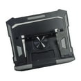 thumbnail image 1 of Soporte plegable para computadora portátil, soporte ergonómico para computadora, ajustable en 4 niveles de altura, base elevadora para mesa de hasta Negro, 1 of 9