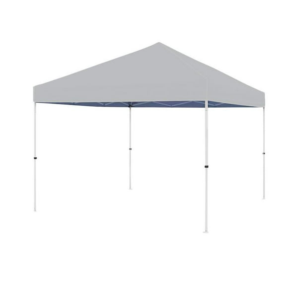 Garden Winds Custom Fit Replacement Canopy Top Cover Compatible with The Z-Shade ZS10PBLSTBL 10' x 10'  Pop Up Canopy - Upgraded Performance RipLock 350 Fabric - Slate Gray