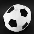 thumbnail image 4 of 7.87 x 7.87 in Black and White Plush Fabric & Pp Cotton Filler Decorative Pillow, 4 of 8
