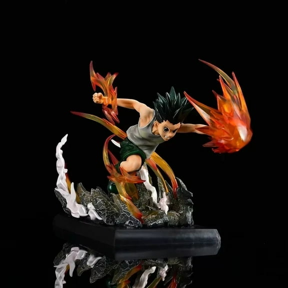 New Hunter×Hunter Gon Freecss (combat Ver) Character Anime Model Statue Action Figures Desktop Ornament Popular Decorations Fan Souvenirs Creative Gift Collectable