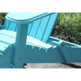thumbnail image 4 of Northbeam Outdoor Portable Foldable Wooden Adirondack Deck Lounge Chair, Teal, 4 of 6