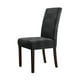 thumbnail image 5 of Fundas de silla extraíbles, universales, decorativas, resistentes e impermeables. negro y gris, 5 of 7