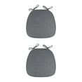 thumbnail image 2 of maskred Chair Pad Durable And Breathable Seat Cushion For Optimal Sitting Comfort darkgray 2Set, 2 of 6