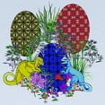 thumbnail image 2 of CafePress - Dinosaur Easter Eggs - Baby Hat, 2 of 2