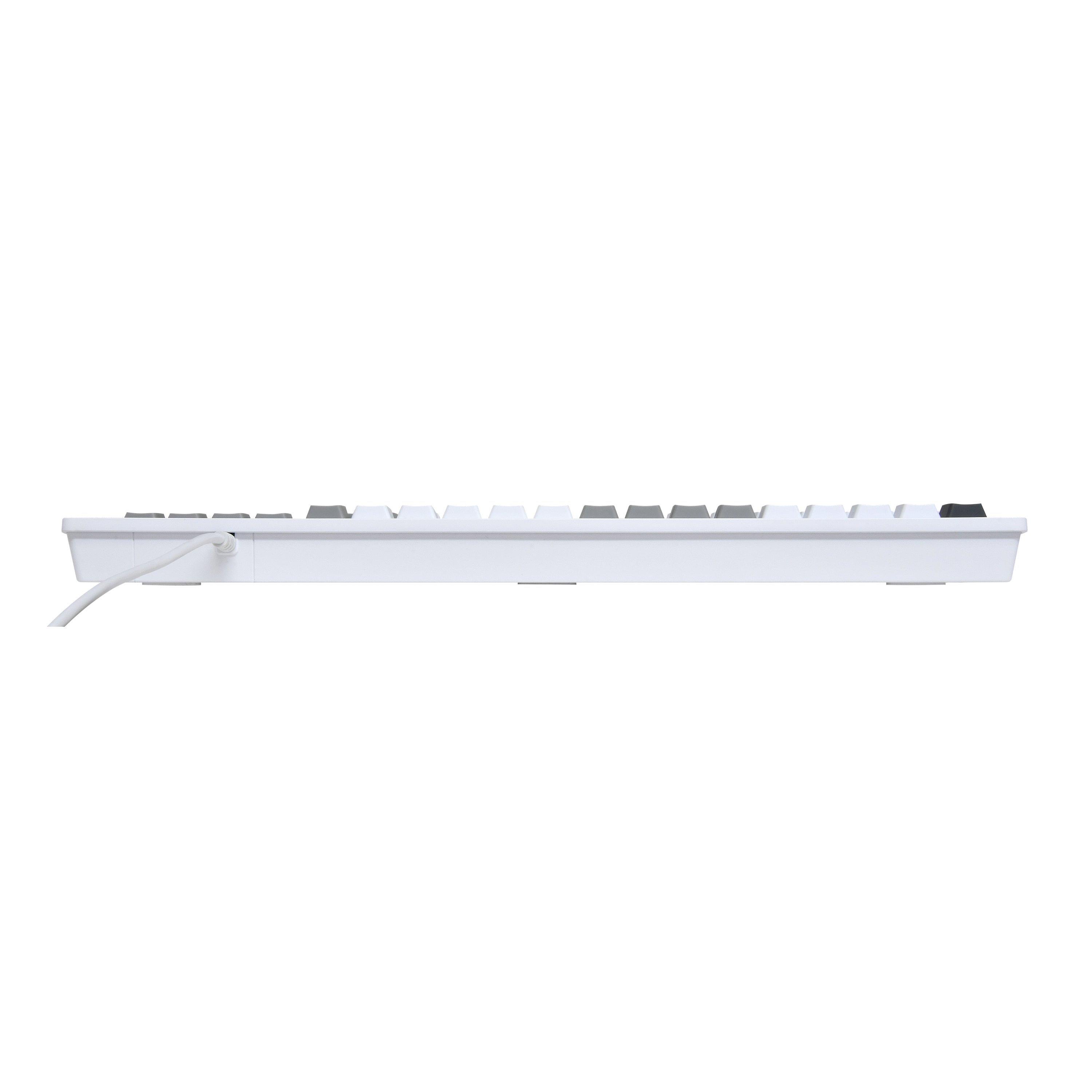 onn Wired RGB Backlit Keyboard, Arctic White, USB Connection