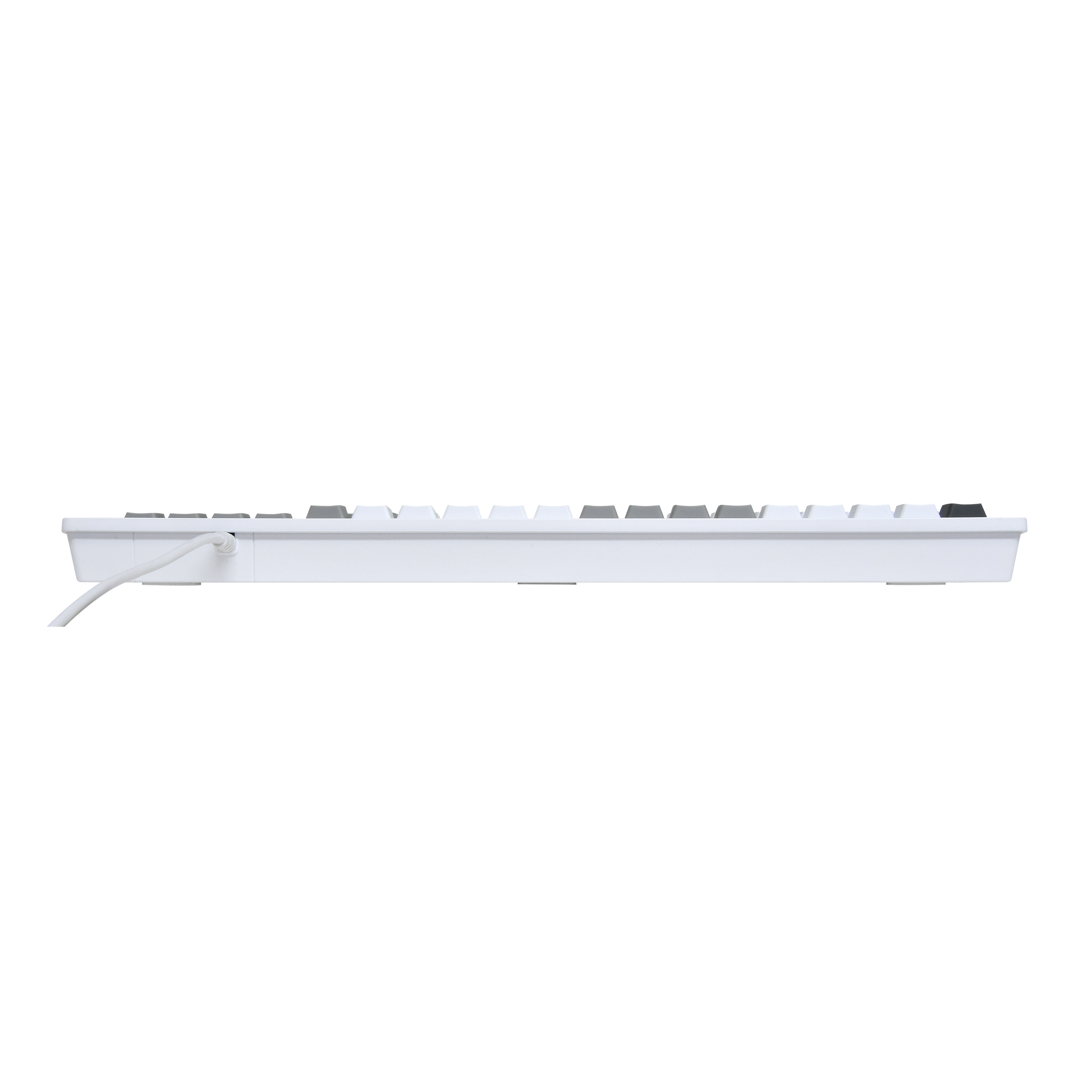onn Teclado con retroiluminación RGB por cable, blanco ártico, conexión USB 8