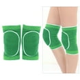 thumbnail image 3 of Protective Knee Pads Women Men Anti- Knee Guards Sponge Collision Avoidance Knee Sleeve for Volleyball Football Yoga Gardening Knee Pad - Green, 20.5x13.5cm, 3 of 8