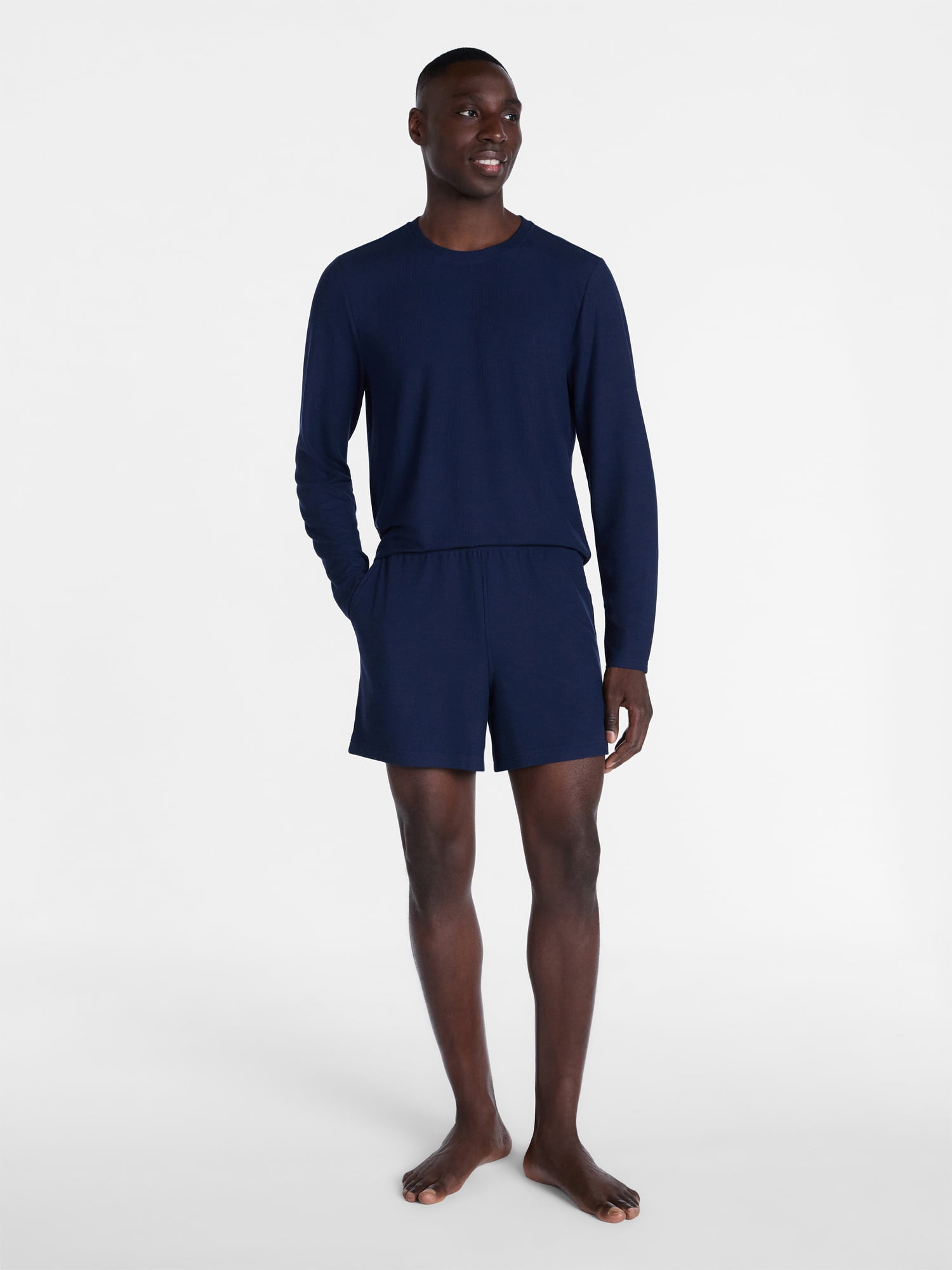 George Men's Waffle Knit Sleep Shorts, Sizes XS-3XL - Walmart.com