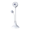 thumbnail image 1 of Caméra de Bureau USB Manuelle Objectif Grand Angle Commutation Facile entre Écrans Horizontal et Vertical Tube en Titane Réglable en Hauteur Rotation 360° 1080P HD avec Microphone, 1 of 6