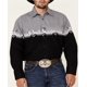 thumbnail image 1 of Camisa tribal occidental de mezclilla para hombre, informal, para fiestas al aire libre, patrón HD, botones, suave, cómoda, camisa de solapa, camiseta de manga larga, 1 of 6