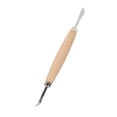 thumbnail image 1 of Leather Press Rub Tool, Length 17.6cm Multi Purpose Leather Craft Modeling Tools  for Leather Press Rub for Edge Skiving, 1 of 7