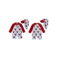 thumbnail image 2 of BemeyourBBs 2pcs Toddler Baby Boys One Pieces Swimsuit with Sun Hat Infant Boy Bathing Suit Long Sleeve Starfish Lobster Print Upper Zipper Rash Guard Swimwear Summer Beachwear, 2 of 9