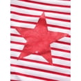 thumbnail image 3 of Kmbangi Baby Independence Day Short Sleeve + Shorts, Five-pointed Star, 3 of 8