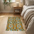 thumbnail image 3 of ODIKA 2'x3' Washable Doormat Non-Slip, Low Pile Geometric Symmetrical Showcasing Kaleidoscope Hallway Abstract for Entryway, Kitchen, Laundry Room, 3 of 7