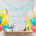thumbnail image 4 of Light Blue Paper Party Streamer 150' by Way to Celebrate, 4 of 7